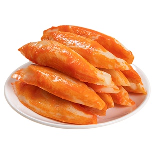 海欣模拟松叶蟹钳蟹味即食蟹柳健康零食品休闲零食办公室解馋小吃