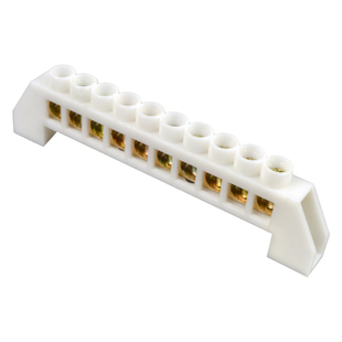 桥型零线排 10孔零地排接地铜排6*9十孔配电箱接零接线端子排10位