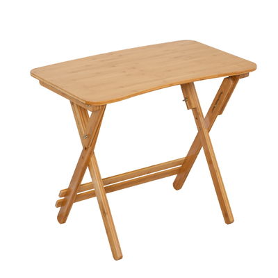 竹写字桌可折叠儿童实木家用