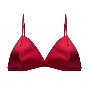 夏季薄款透气性感三角杯抹胸美背细带内衣小胸聚拢提拉无钢圈文胸