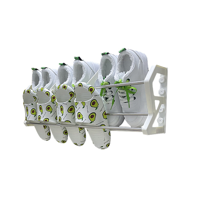 磁吸免安装简易拖鞋鞋架门后双层