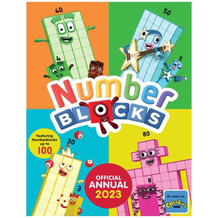 现货 正版 Numberblocks Annual 2023年 数字积木 英国儿童英文启蒙图书 学龄前幼儿3-6岁数学教具绘本 亲子学习
