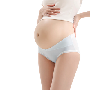 孕町7A抗菌孕期内裤孕妇专用孕早期中晚期冰丝纯棉裆夏季薄款短裤