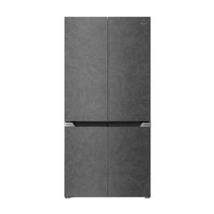 奥马以旧换新补贴家用一级能效零嵌入式三变频十字双门电冰箱国补