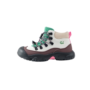 SMIBU童鞋2025秋冬新款马丁靴儿童皮靴男女童短靴加绒靴子大黄靴