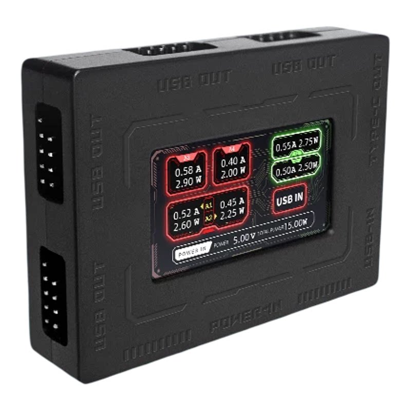 USB2.09针HUB集线器Type-C供电