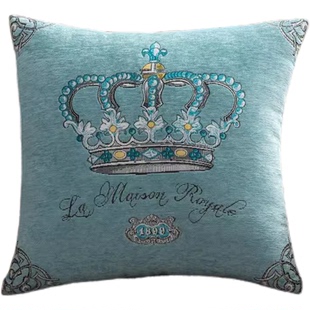 雪尼尔抱枕床头靠垫床上靠背垫客厅沙发靠枕抱枕套不含芯方形靠背