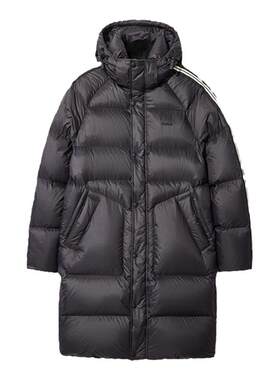 【鹅绒】卡宾三防连帽羽绒服大衣
