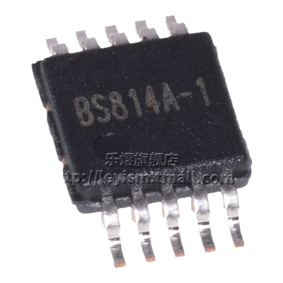 原装 BS814A-1 MSOP-10 贴片 4按键电容触摸IC 电容触摸检测芯片