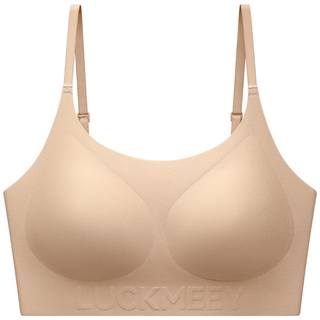幸棉粉底液内衣女无痕隐形肤小胸聚拢收副乳运动肉色美背心式文胸