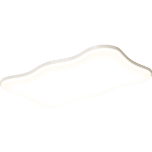 箭牌2026新款卧室吸顶灯简约现代奶油风创意饼干护眼吸顶灯主卧灯