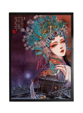 纸居良品通用框国潮拼图框