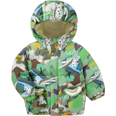 巴拉巴拉中长款加厚羽绒服儿童厚