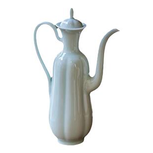 景德镇手工仿宋影青陶瓷酒壶酒具套装白酒壶酒杯中式简约古风酒器