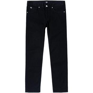 【张凌赫代言】Lee723修身中腰直脚黑色男牛仔长裤潮流LMB1007201