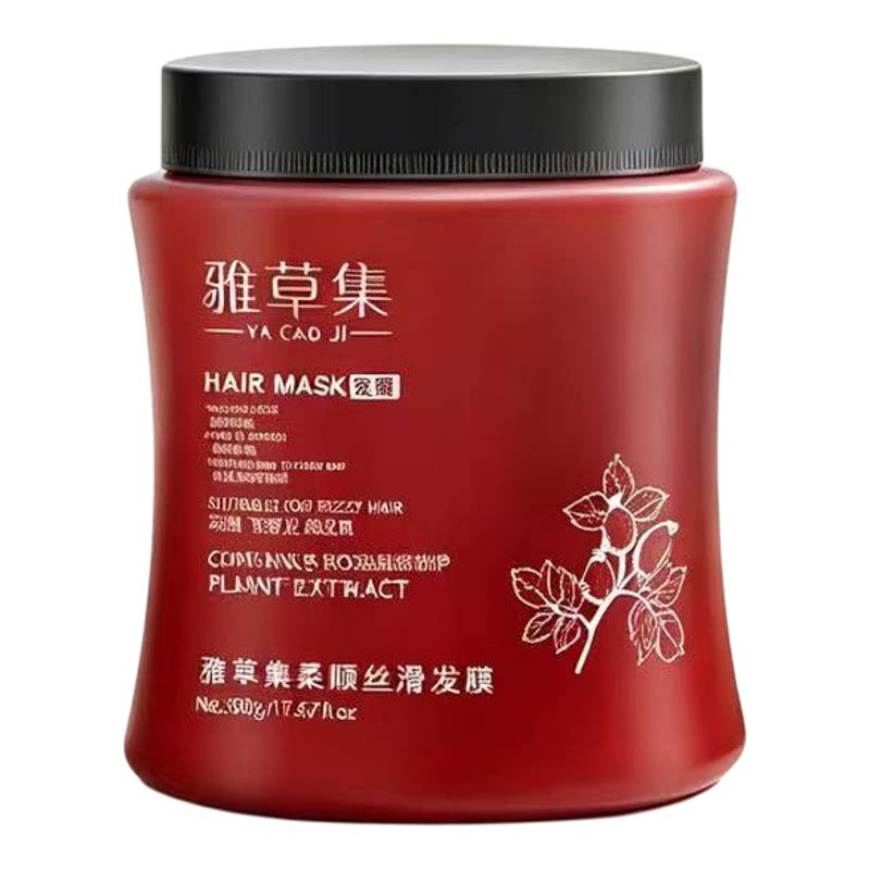 雅草集玫瑰果修复干枯顺滑发质发膜补水免蒸焗油膏滋养改善毛躁柔