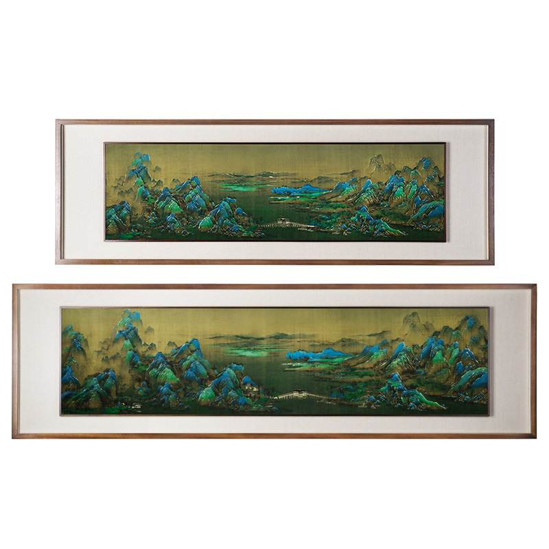 铜师傅《千里江山（悬浮框）》