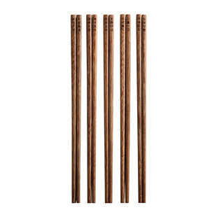 咚西家用鸡翅木筷子抗菌防霉红檀木儿童筷子天然许愿木筷一人一筷