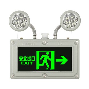 防爆应急灯LED疏散标志牌消防C照明灯加油站EX防爆安全出口指示灯