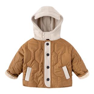 嘟嘟家男童棉服冬季宝宝棉袄加厚外套女童衣服冬装小孩童装厚棉衣