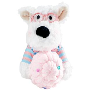 兰诺毛绒小狗包包挂件女卡通公仔玩偶2025新款汽车钥匙扣书包挂件