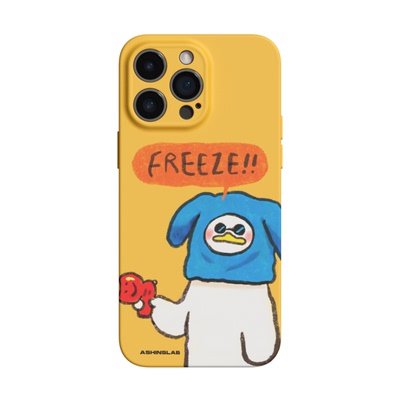 苹果可爱趣味鸭全包软壳