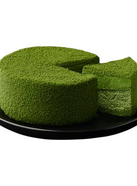 【倍浓系列】无蔗糖竹寿屋抹茶双层芝士蛋糕低甜代糖节日生日礼物