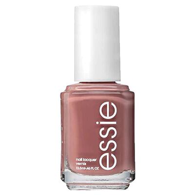 谁涂谁好看巧克力红棕色 白兔奶昔ESSIE指甲油CLOTHING OPTIONAL