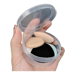 5枚装气垫粉扑精准版手指彩妆蛋双面可用化妆工具学生赠送收纳盒