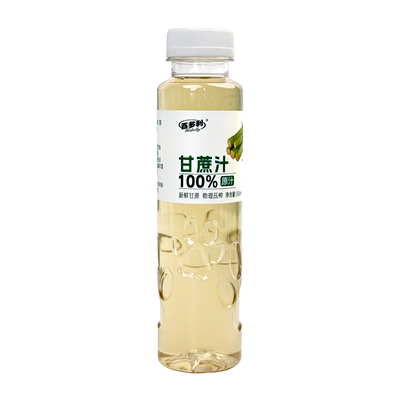 百多利物理压榨甘蔗汁100%甘蔗汁350ml*6瓶/12瓶纯甘蔗汁零添