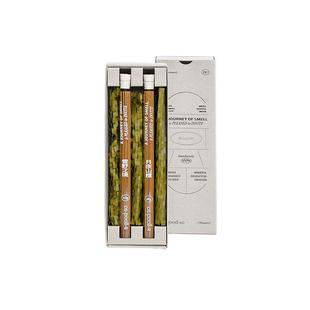 wuusee月夜山檀雪野之境茶香木质香天然线香香薰香氛礼盒无需制作