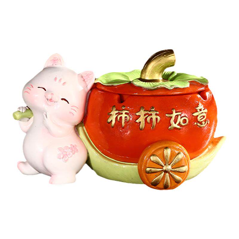 可爱小狗小猫烟灰缸摆件