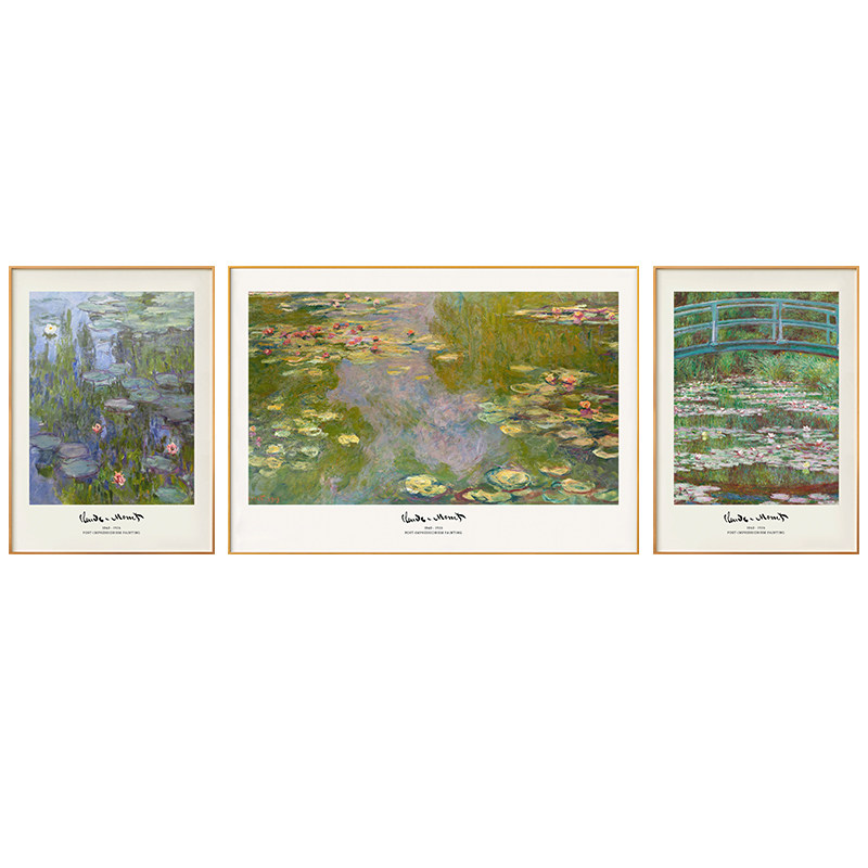 客厅卧室装饰画世界名画防水防霉