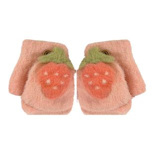 1一3岁婴儿宝宝手套冬天儿童保暖秋冬翻盖小手套一岁两男女童冬季