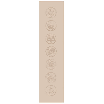 洒金瓦当宣纸对联练习纸空白手写