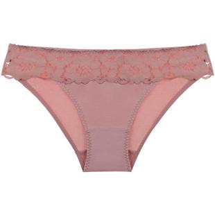 3条98元 蕾丝内裤女士夏季薄款纯棉抗菌裆性感低腰少女风三角裤