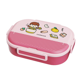 乐扣乐扣小学生饭盒学生专用316不锈钢餐盒五格保温儿童餐盘分格