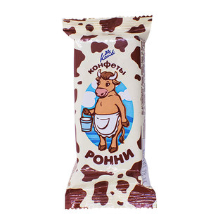 俄罗斯进口康吉大牛巧克力夹心威化饼干500克办公室休闲零食品