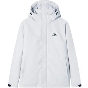 骆驼男装棉服男秋冬季2025款连帽情侣加绒加厚保暖夹克棉衣外套