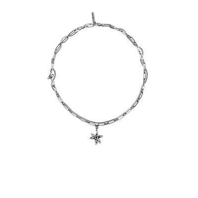 小众设计简约街头星钻项链吊坠