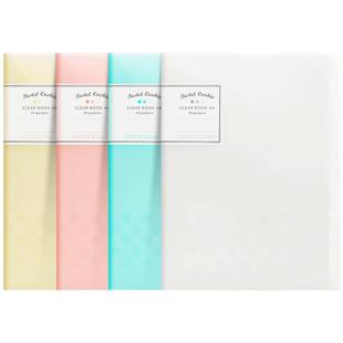 日本国誉A4文件夹多层资料册KOKUYO高中生试卷收纳袋透明插页40页孕检产检检查单收纳册小学生画册收纳A3袋套