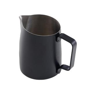 WPM惠家拉花缸专业咖啡拉花杯304不锈钢打奶缸斜口奶泡杯#6圆嘴