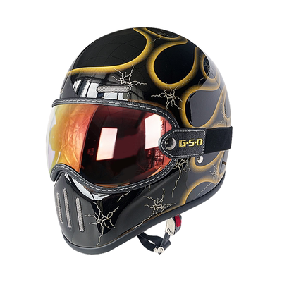 GSD复古哈雷巡航摩托车全盔