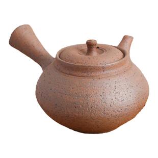 日本常滑烧急须 北条-69南蛮烧制180ml 纯手工侧把日式紫砂陶茶壶