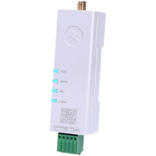 口红4g dtu模块cat1流量导轨串口rs485/232转4G有人USR-DR154/152