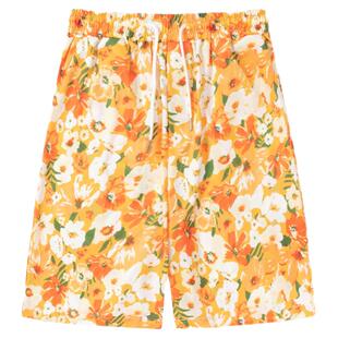From Mars 盛夏繁花 夏威夷风碎花满印休闲潮ins复古宽松沙滩短裤