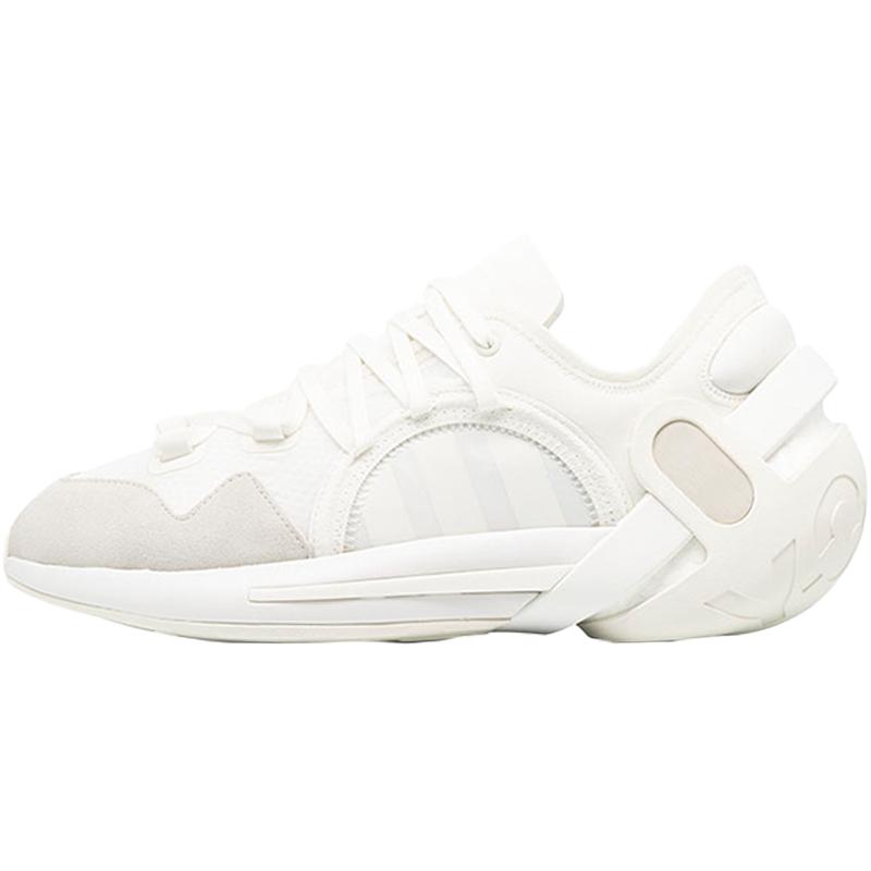 Y-3/Y3山本耀司时尚白低帮系带简约轻便情侣款休闲运动鞋子GZ9135