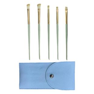 新品初学者眼部五支化妆刷组合套装晕染刷眼影刷方便携带化妆工具