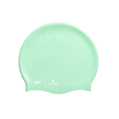 Speedo多巴胺色护发训练儿童泳帽