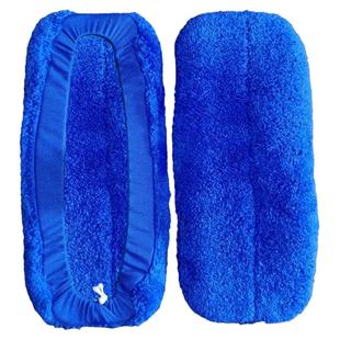 平板拖把替换布毛巾超细纤维尘推头加厚吸水拖布头布套式通用拖布